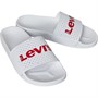 Levi's Womens June Perf S Sliders Regular White