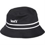 Levi's Mens Poster Logo Bucket Hat Regular Black