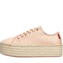 Levi's Womens Tijuana 2.0 Espadrille Platform Canvas Pumps Light Orange