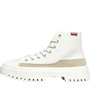 Levi's Womens Patton S Casual Boots Off White