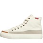 Levi's Womens Square High S Hi-Top Trainers Ecru