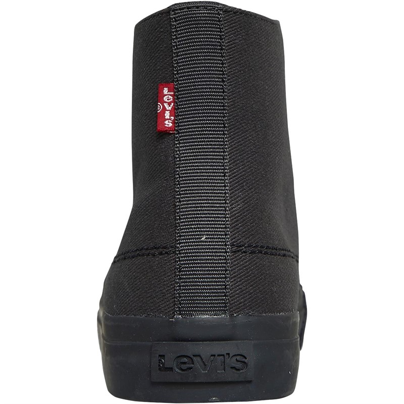 Levi's Mens Decon Mid Trainers Full Black