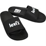 Levi's Mens June Poster Sliders Full Black