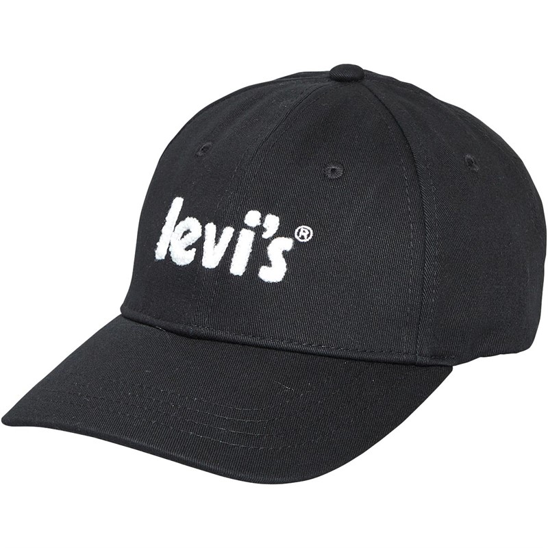 Levi's Womens Poster Logo Cap Regular Black