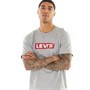 Levi's Mens Relaxed Fit T-Shirt SSNL Boxtab Medium Heather Grey