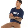 Levi's Mens Relaxed Fit T-Shirt SSNL BT Reflective Dress Blues