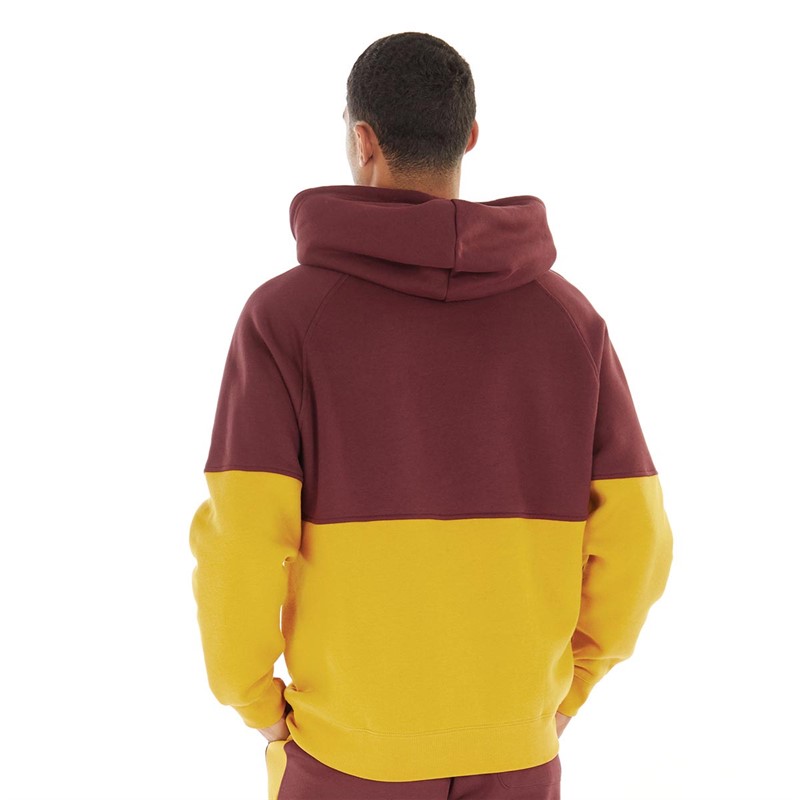 Levi's Mens Varsity Hoodie Port/Nugget Gold