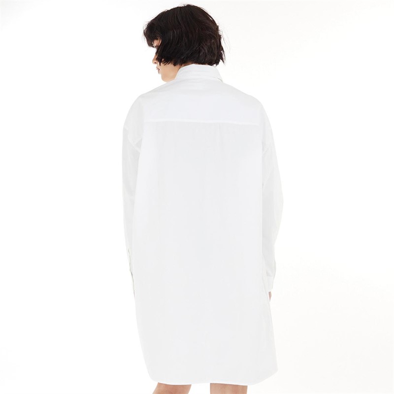 Levi's Womens Samara Shirt Dress Bright White