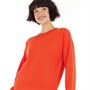 Levi's Womens Standard Crew Neck Sweatshirt Enamel Orange