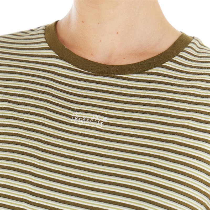 Levi's Womens Vacation T-Shirt Dress Paprika/Arctic Ice