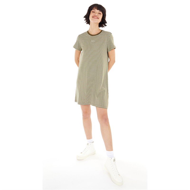 Levi's Womens Vacation T-Shirt Dress Paprika/Arctic Ice