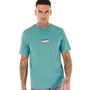Levi's Mens Graphic T-Shirt Green-Blue Slate