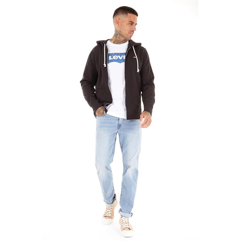 Levi's Mens Original Zip Up Hoodie Meteorite