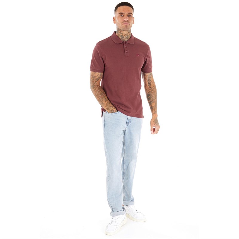 Levi's Mens HM Polo Red Mahogany