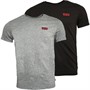 Levi's Mens Two Pack Graphic T-Shirts Graphic Meteorite/Heath