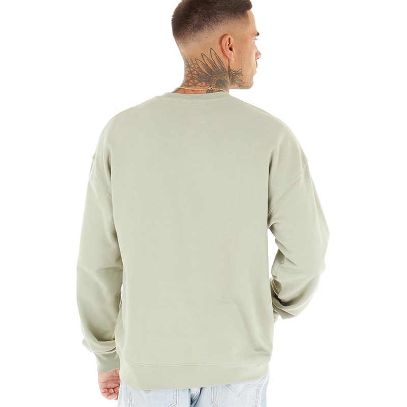 Levi's Mens Red Tab Relaxed Fit Sweatshirt Seagrass