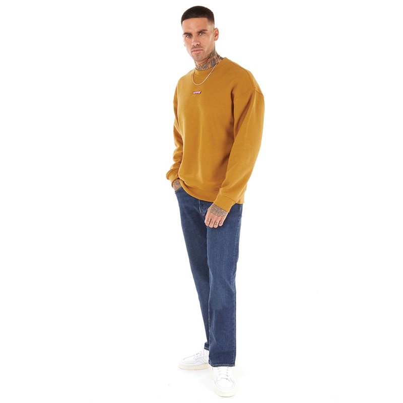 Levi's Mens Relaxed Fit Sweatshirt Guarana Spice