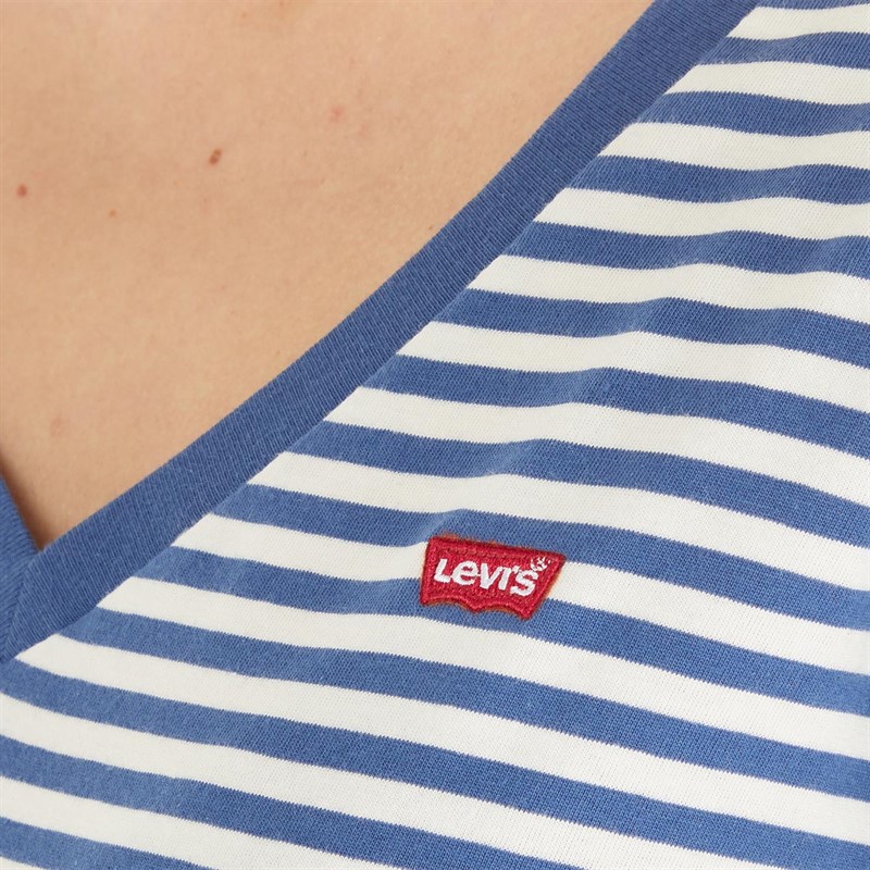 Levi's Womens Perfect V-Neck T-Shirt True Navy