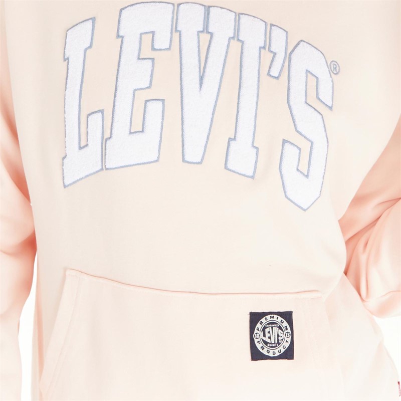 Levi's Womens Graphic Standard Hoodie Pearl Blush