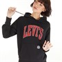 Levi's Womens Graphic Standard Fit Hoodie Caviar
