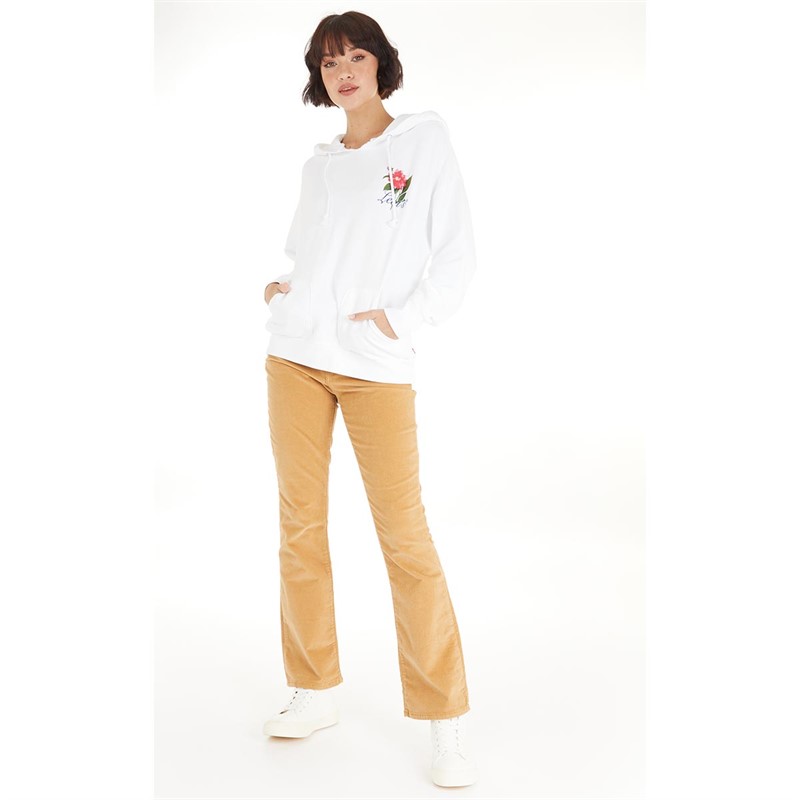 Levi's Womens Graphic Lone Star Hoodie Bright White