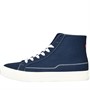 Levi's Mens Decon Mid Hi Top Trainers Navy Blue