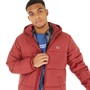 Levi's Mens Telegraph Puffer Jacket Brick Red