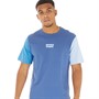 Levi's Mens Relaxed Fit T-Shirt Color Block Bw True Navy