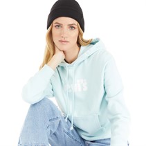 Levi's Womens Graphic Standard Hoodie Seasonal Poster Logo Hoodie Starlight Blue