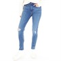 Levi's Jeans skinny Femme taille haute 721 indigo délavés