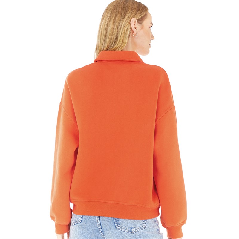 Levi's Womens Stevie Sweatshirt Enamel Orange