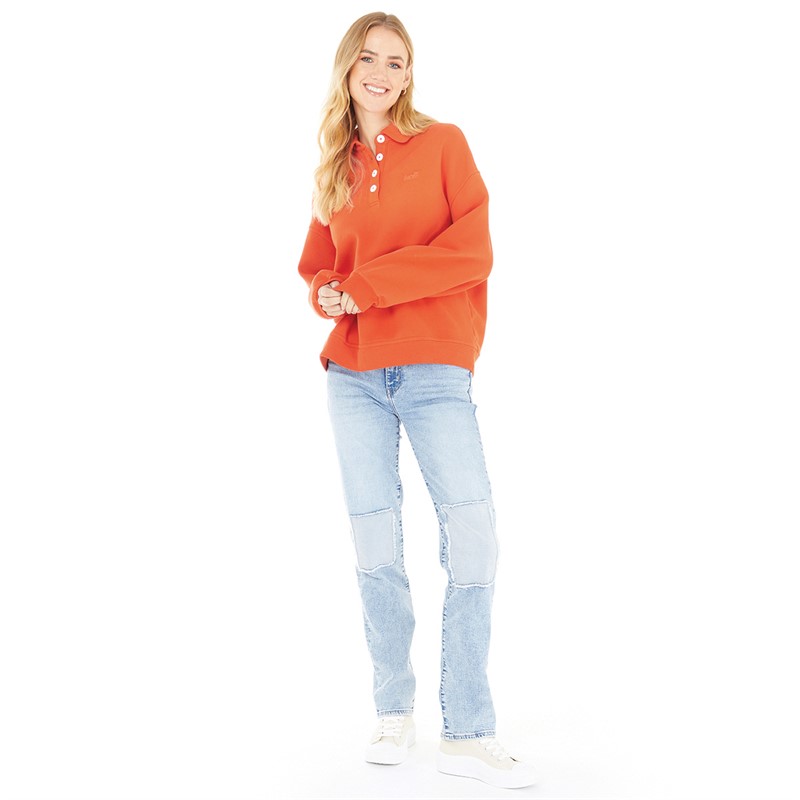 Levi's Womens Stevie Sweatshirt Enamel Orange