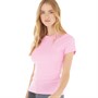 Levi's Womens Short Sleeve Ribbed Baby T-Shirt Prism Pink