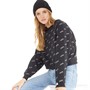 Levi's Womens Graphic Vintage Raglan Crew Sweatshirt Crew Minimal Sport Aop 2 Caviar