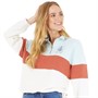 Levi's Womens Graphic Rue 1/4 Zip Crew Bridge Tofu