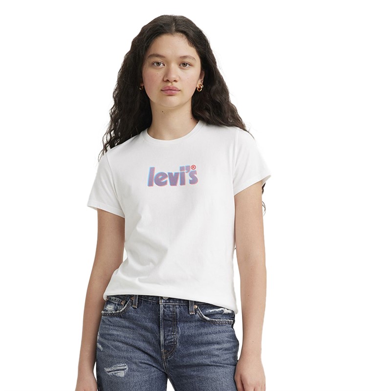 Levi's Dame The Perfect Overdele Hvid