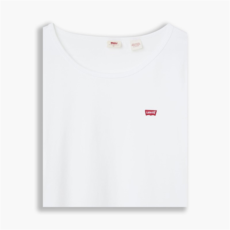 Levi's Dame Plus Size Two Pack s Overdele Hvid