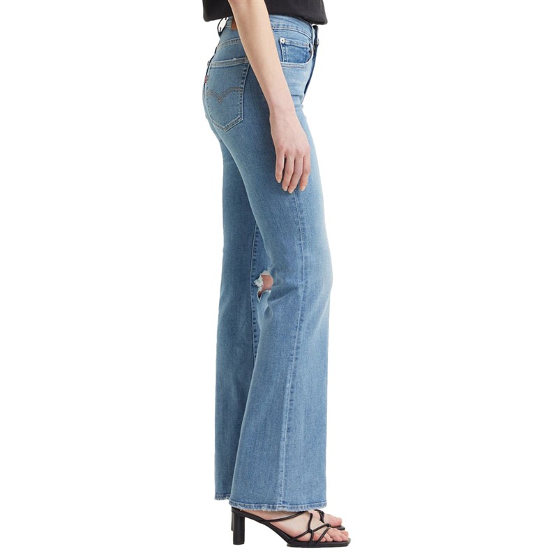 Levi's Damen 726 Hi Rise Flare Schlaghosen Blau