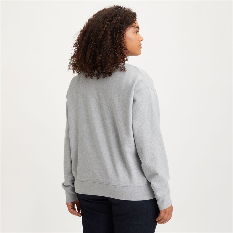 Levi's Dame Plus Size Standard Sweatshirts Gråmeleret