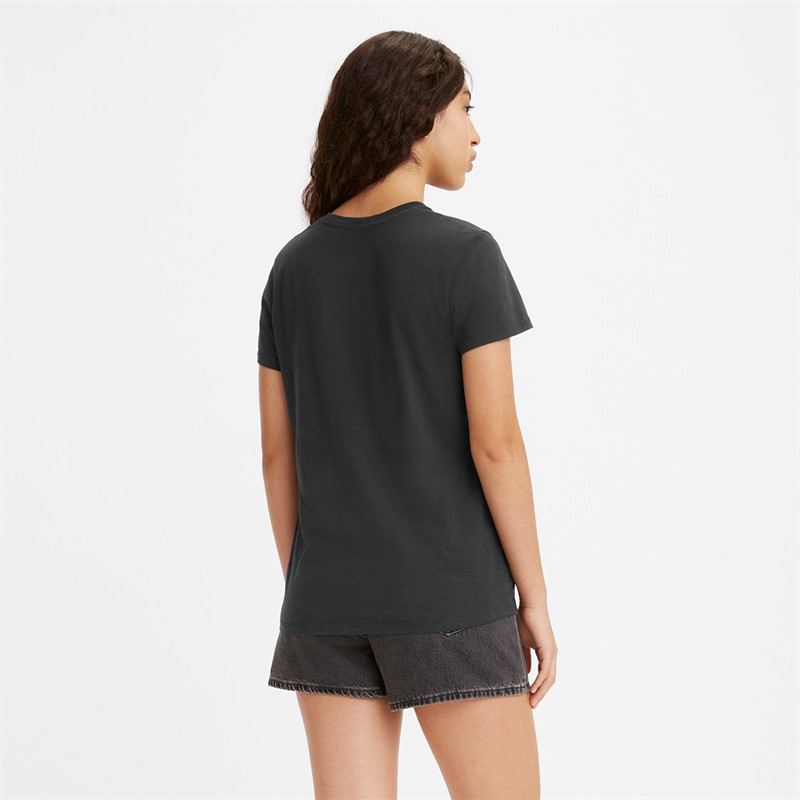 Levi's Damen The Perfect Tops Schwarz