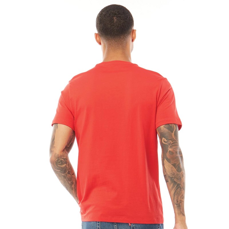 Levi's Herrer 2-Horse Graphic T-Shirt Intens Rød