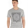 Levi's Mens Graphic T-Shirt Bandana BW Medium Heather Grey