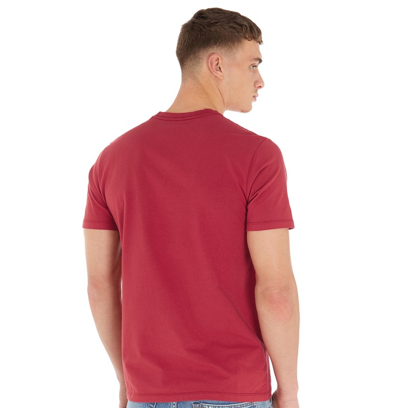 Levi's Mens Original HM V-Neck T-Shirt Rhythmic Red