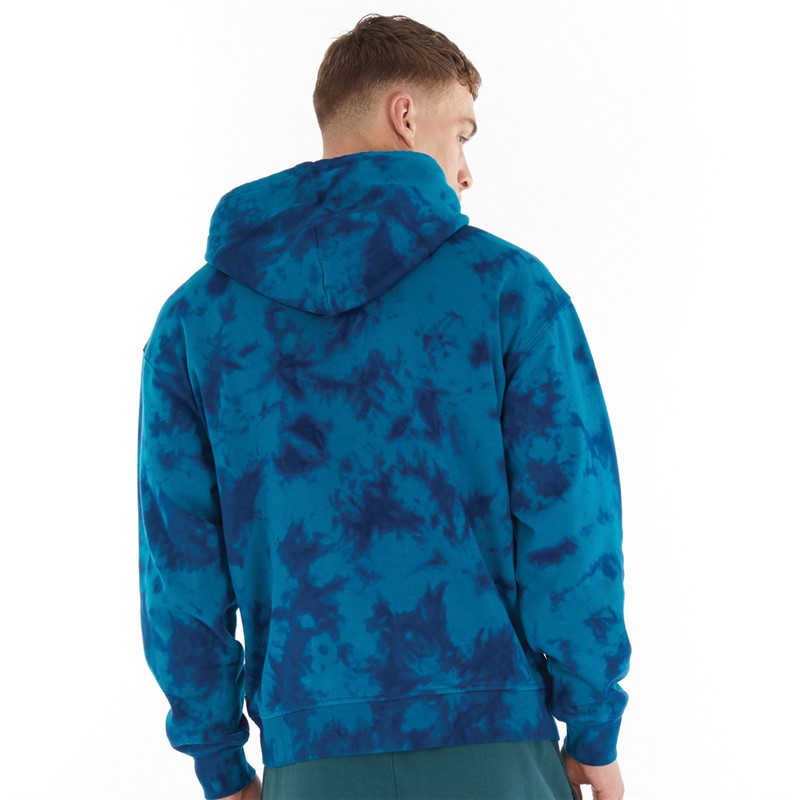 Levi's Mens Relaxed Baby Tab Hoodie Foggy Finish Ocean Depths