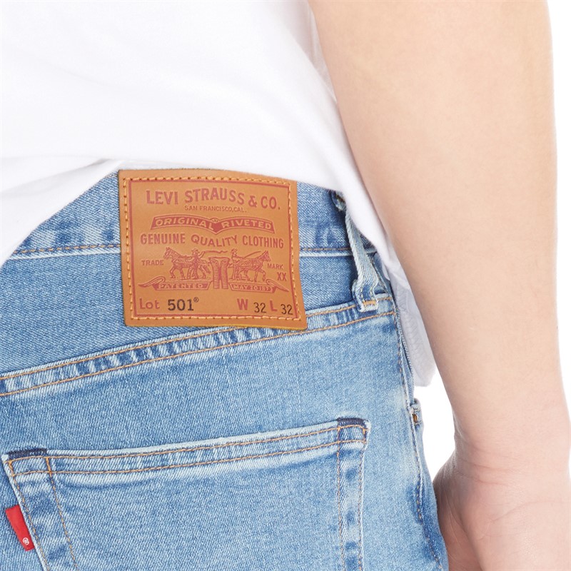 Levi's Mens 501 Original Jeans Bulldog Auburn