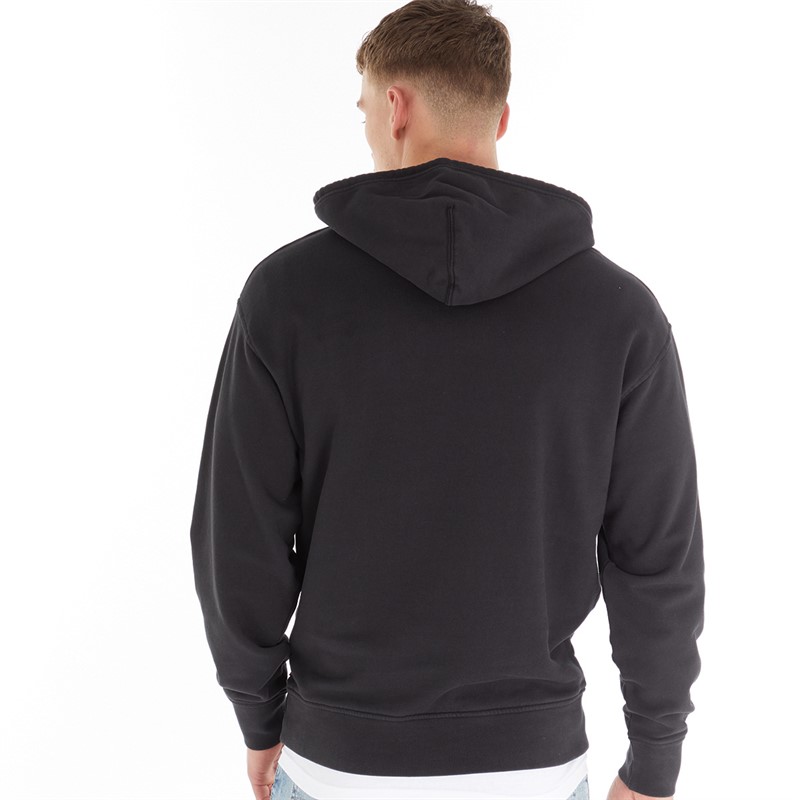 Levi's Mens Graphic Logo Hoodie Caviar