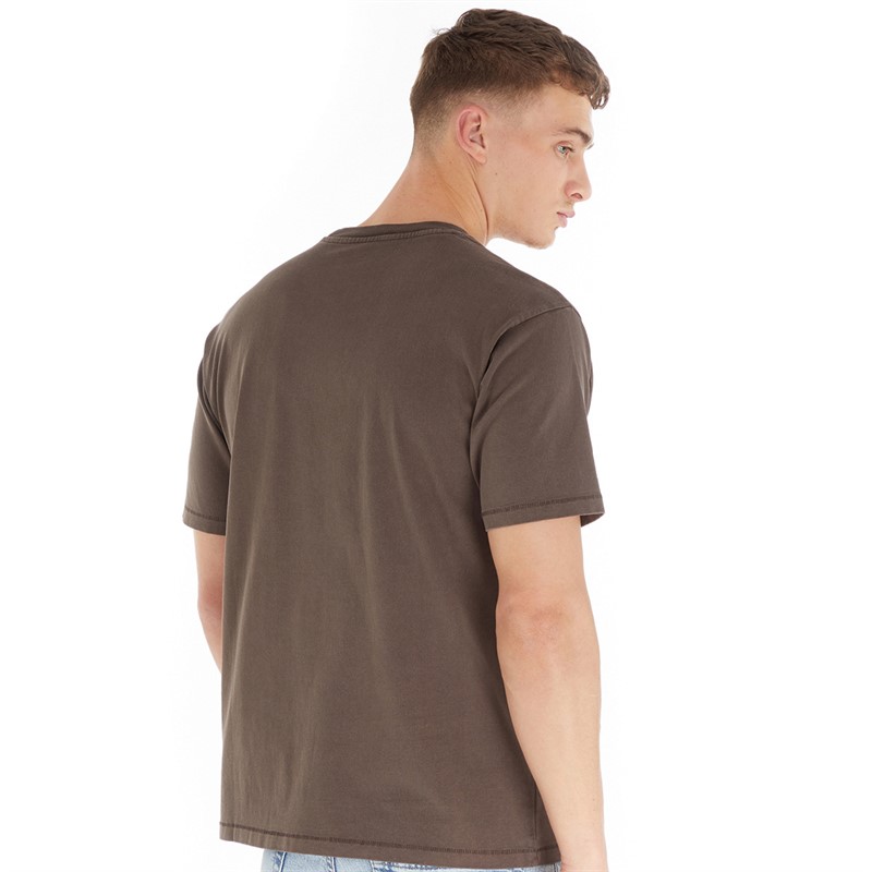 Levi's Mens Red Tab Vintage T-Shirt Chocolate Brown