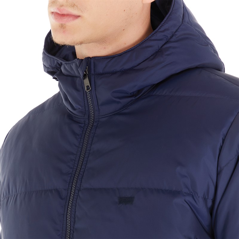 Levi's Mens Sunset Mid Puffer Jacket Peacoat