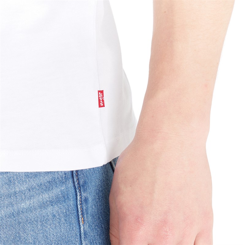 Levi's Mens Graphic T-Shirt SSNL BW Blur Fill White+