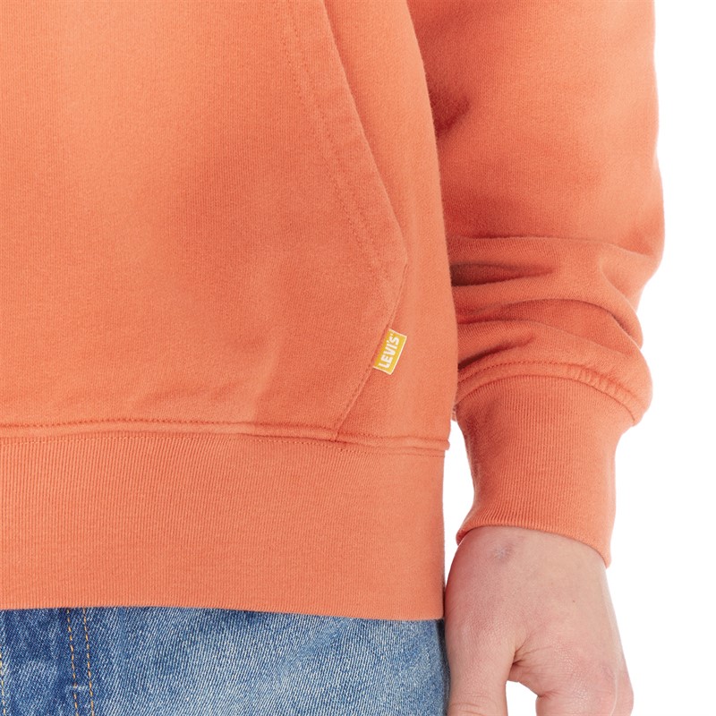 Levi's Mens Gold Tab Hoodie Mecca Orange